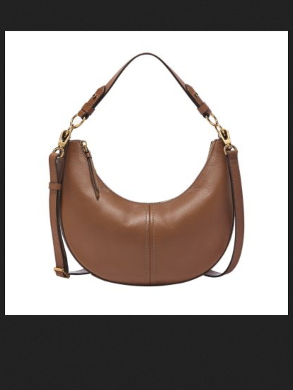 Fossil Crescent Bag